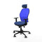 Piqueras y Crespo 1D036G2 - Bureaustoel - Hoofdsteun - Marineblauw