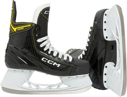 CCM Super Tacks 9355 - IJshockeyschaatsen - Ergonomische pasvorm - Zwart Geel