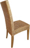 SVJ Eetkamerstoel Rechthoekig - 60 x 48 x 98 cm - Rotan - Lichtbruin