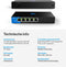 Linksys LN2305P - Netwerk Switch - 5-poorts PoE+ 2,5 Gbps - Zwart