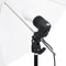 vidaXL - Fotostudioset - met - verlichtingsset, - achtergrond - en - reflector