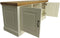 Tv meubel Provence - 150x45x62 - Wit/naturel - Eiken