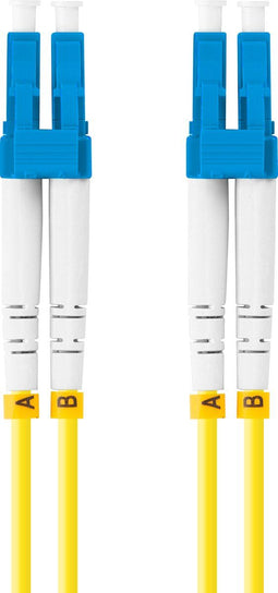 Hose Lanberg G657A1 Yellow 1 m Duplex 3 m