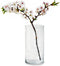 Jodeco Bloemenvaas Chelsea - helder transparant - glas - 12,5 x 25 cm - cilinder vaas