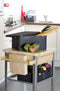 Curver Style - Opbergmand met deksel S - 6L - Antraciet - 28,5x19,4x13cm