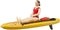 Bruder bworld lifeguard met stand up paddle board (62785)