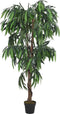 vidaXL - Kunstplant - mangoboom - 450 - bladeren - 120 - cm - groen
