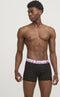 Jack & Jones 3-pack - Heren Boxershorts - Zwart en Donkerblauw met Print