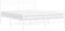 vidaXL - Bedframe - met - hoofd- - en - voeteneinde - metaal - wit - 160x200 - cm