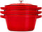 Staub La Cocotte - Gietijzeren Pannenset 3-delig - Stapelbaar - Kersenrood