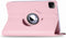 imoshion Tablet Hoes Geschikt voor iPad Pro 12.9 (2021) / iPad Pro 12.9 (2022) - imoshion 360° Draaibare Bookcase - Roze /Roze