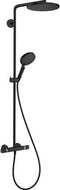 Hansgrohe Raindance Select S - Douchesysteem 240 1jet PowderRain - Thermostaat - Mat Zwart
