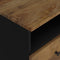 vidaXL - Nachtkastje - massief - mangohout - en - bewerkt - hout