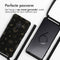 iMoshion Hoesje Geschikt voor Samsung Galaxy S9 Hoesje Met Koord - iMoshion Siliconen design hoesje met koord - Zwart / Sky Black