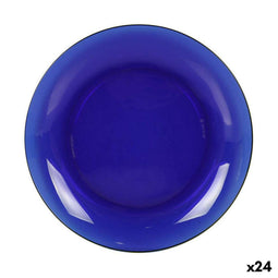 Eetbord Duralex Lys Blauw Ø 23 cm (24 Stuks)