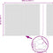 vidaXL - Zeskantige - Omheining - Grijs - 0.5x10 - m - Staal