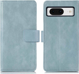 iMoshion Hoesje Geschikt voor Google Pixel 8 Hoesje Met Pasjeshouder - iMoshion Luxe Bookcase - Lichtblauw