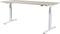 Zit Sta Bureau - Plus Elektrisch 180x90 eik alu frame