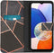 iMoshion Hoesje Geschikt voor Samsung Galaxy A14 (5G) Hoesje Met Pasjeshouder - iMoshion Design Softcase Bookcase - Zwart / Black Graphic