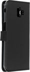 Selencia Hoesje Geschikt voor Samsung Galaxy J6 Plus Hoesje Met Pasjeshouder - Selencia Echt Lederen Bookcase - Zwart