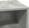 vidaXL - Nachtkastje - met - LED - in - Betonnen - Grijs - 50x34,5x50 - cm