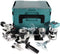 Makita - DRT50ZJX3 - 18V - accu - 6 - 8 mm - boven- en kantenfrees - accessoire - in Mbox