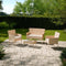 Juskys Fort Myers - Loungeset - 4-delig - polyrotan - Crème/Zand