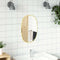 vidaXL - Wandspiegel - 60x40 - cm - goudkleurig