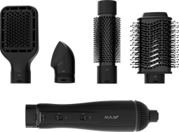 MAX PRO Multi Airstyler S2 - Krulset - 4 opzetstukken - Zwart