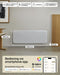 Mill PA2000WIFI4 - Paneelverwarming - WiFi-geïntegreerd 2000 Watt tot 28m2 - Zwart - 5 jaar garantie