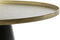 Light & Living Popeta Ronde Salontafel - Antiek Brons/Zwart - Ø75x35cm