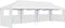 vidaXL - Partytent - pop-up - met - 5 - zijwanden - 3x9 - m - wit