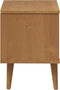 vidaXL - Nachtkastje - MOLDE - 40x35x48 - cm - massief - grenenhout - bruin