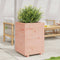 vidaXL - Plantenbak - 50x50x72,5 - cm - massief - douglashout