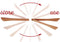 Triangle Serveertang van Kersenhout - Compact en Elegant - 8 mm Dik