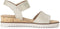 Gabor 42.750.63 - Platte sandalen - Sportief en comfortabel - Beige - Maat 39