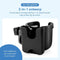 Safe Age® - Universele Bekerhouder & Telefoonhouder - 2-in-1 design - Zwart