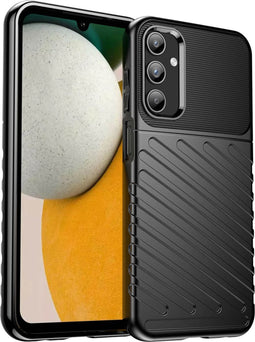 imoshion Hoesje Geschikt voor Samsung Galaxy A15 (5G) / A15 (4G) Hoesje Siliconen - imoshion Thunder Backcover - Zwart