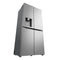 LG GML860PYFE - Amerikaanse koelkast - No-frost - 506 liter - Prime Silver