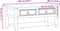 vidaXL - Salontafel - met - lades - Corona - 100x48x45 - cm - massief - grenenhout