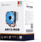 Silverstone AR12 RGB - CPU Koeler - 4 Heatpipes - 4 pins (PWM) - Geluidsniveau 9-29dB(A) - Rotatiesnelheid 700-2000rpm