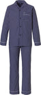 Robson Graphic Heren Pyjamaset - Doorknoop - 100% Katoen - Blauw