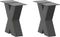 vidaXL - Salontafelpoten - 2 - st - X-vormig - 30x(30-31) - cm - staal - antraciet