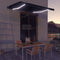 vidaXL - Luifel - uittrekbaar - met - windsensor - en - LED - 400x300 - cm - antraciet