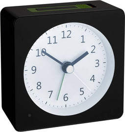 TFA Dostmann 60.1031.01 Wekker Quartz Zwart Alarmtijden: 1