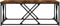 vidaXL - Salontafel - 100x100x40 - cm - bewerkt - hout - gerookt - eikenkleurig