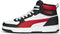 PUMA Rebound JOY - Hoge sneakers - SoftFoam+ inlegzool - White/ForAllTimeRed/Black - Maat 45