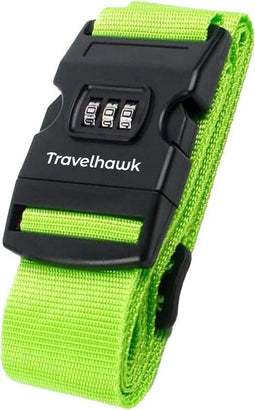 Travelhawk Kofferriem - Bagageriem met Cijferslot - Verstelbaar tot 180 cm - Blauw