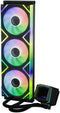 XPG Levante II - All-in-one liquid cooler - 360mm - 3 ventilatoren - Zwart