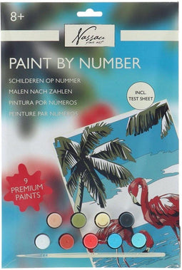 Nassau Schilderen op Nummer Flamingo